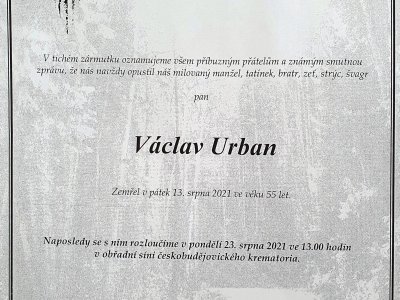Smutná zpráva z českobudějovické záchranné služby
